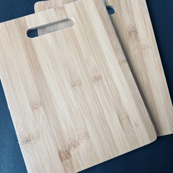 PRIME CHEF Set of 2 Bamboo Cutting Boards NWT - Picture 3 of 4